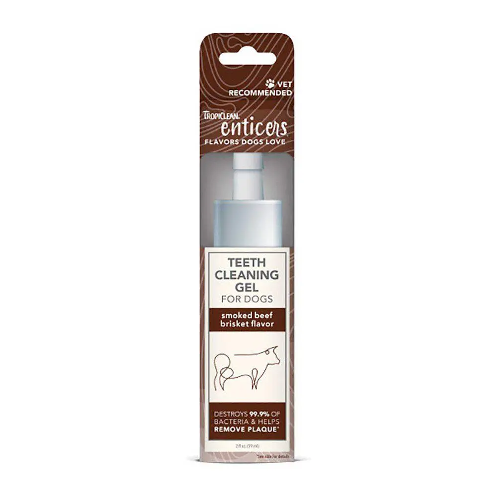 Tropiclean Enticersteeth Gel - Smokedbeef Brisket 59ml